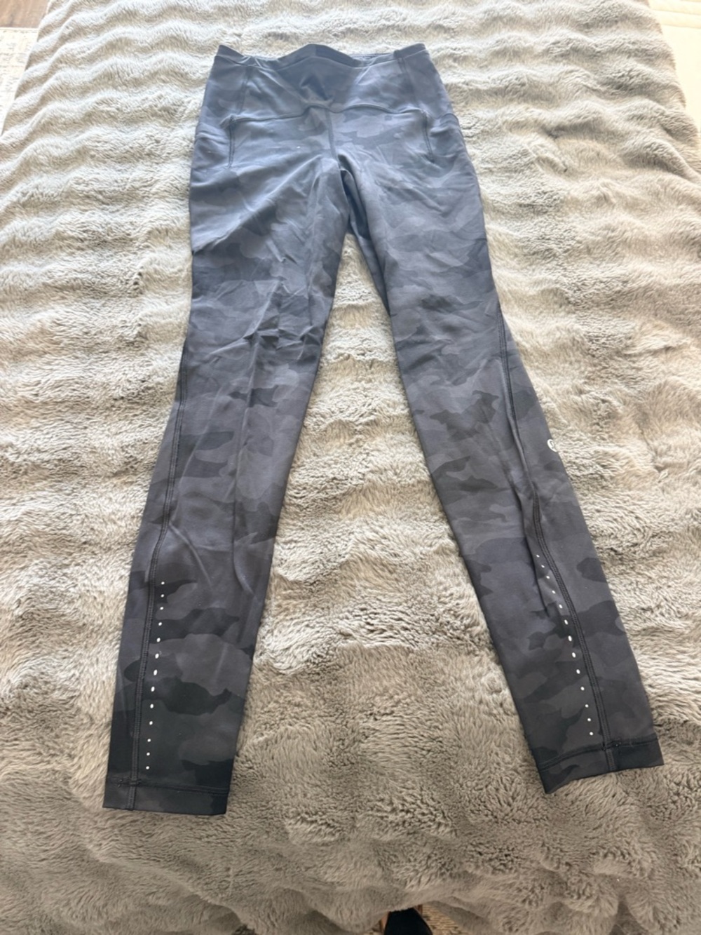 lululemon athletica Gray Camo High-Rise Leggings